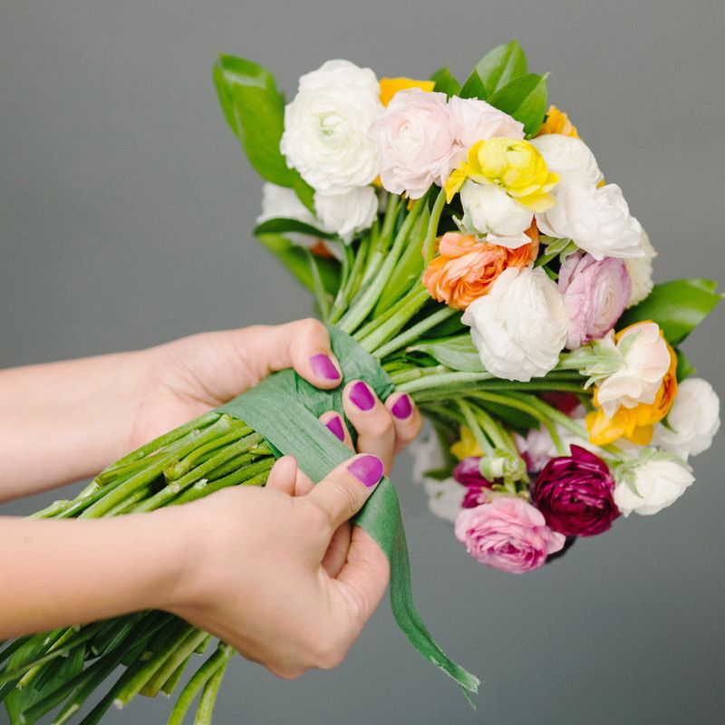 Свадебный букет своими руками | Цветочный магазин СоюзЦветТорг