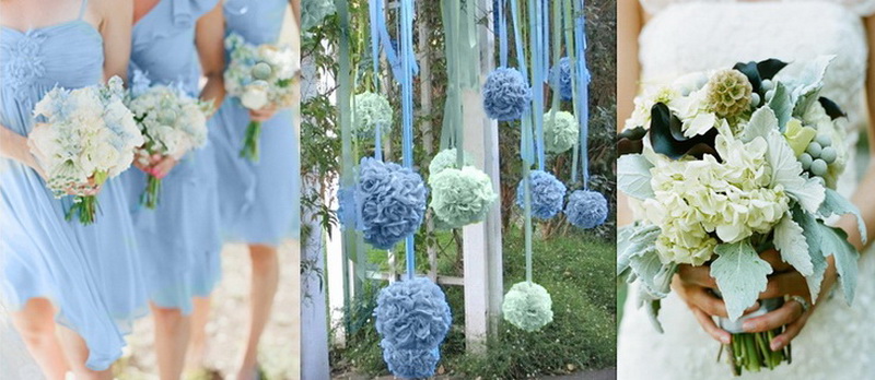 Мятно-голубая свадьба