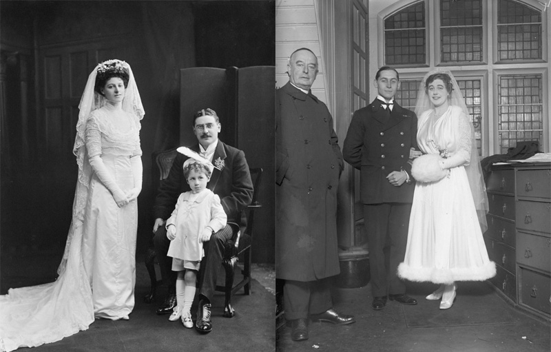 Развитие свадебной моды в XX веке