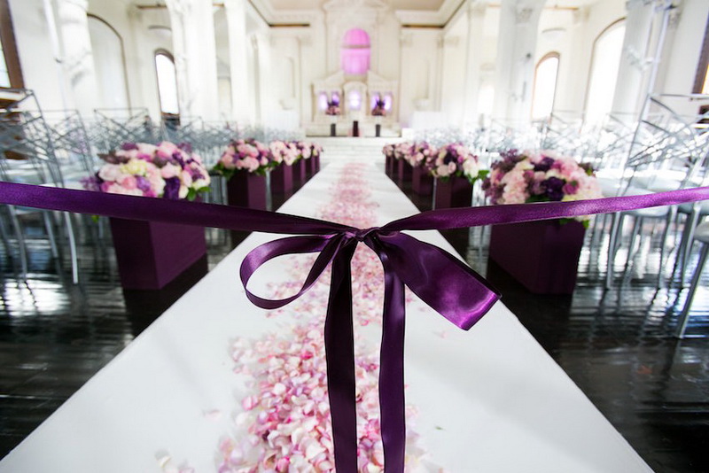 Идеи для фиолетовой свадьбы