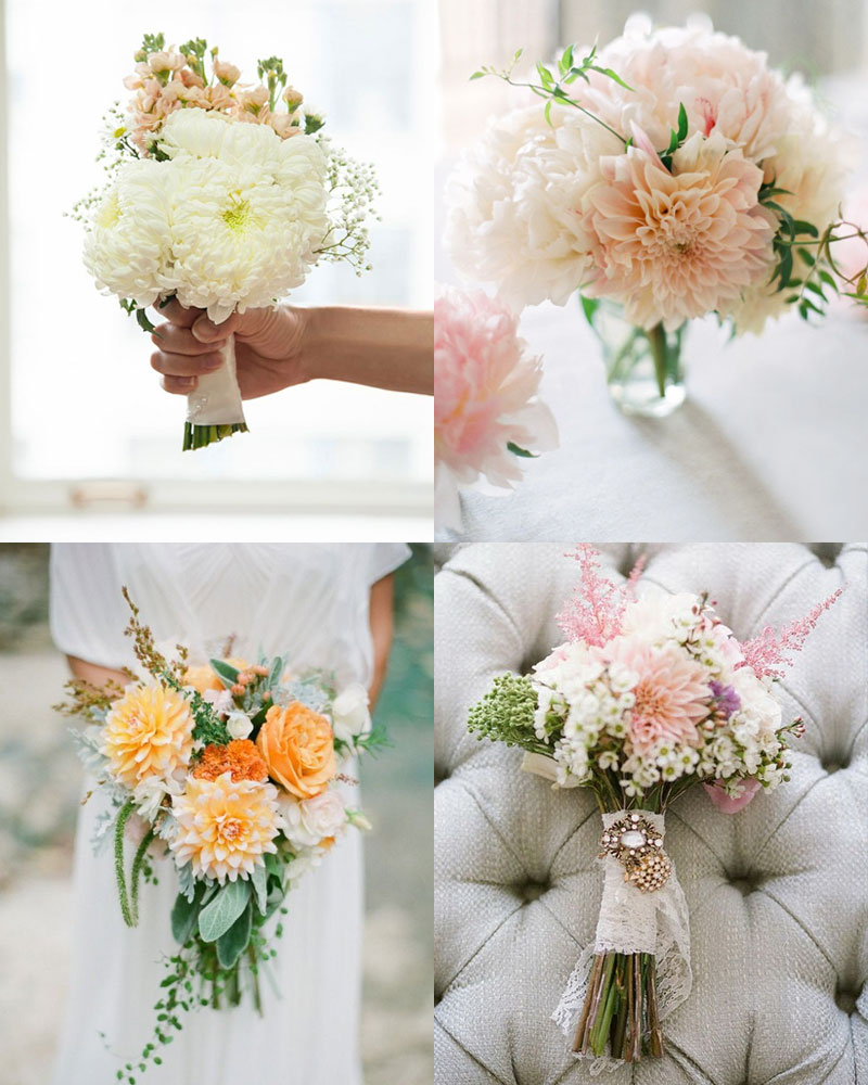 Свадебный букет из хризантем своими руками (фото)