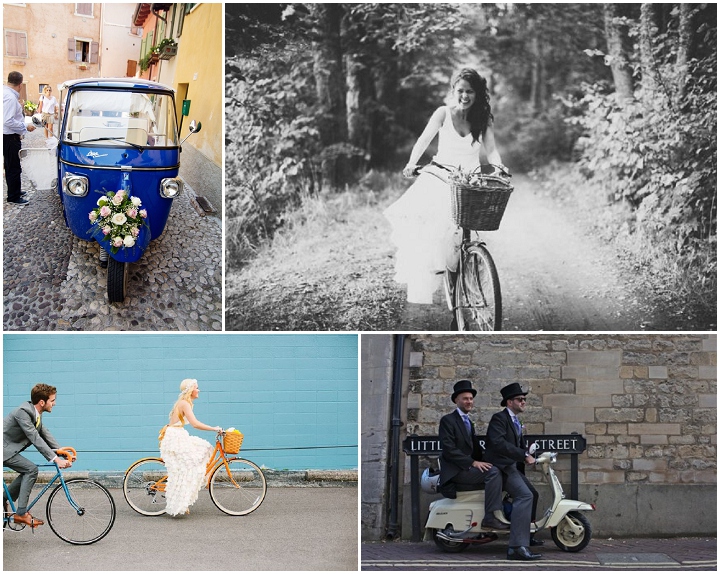 Велосипед или мопед на свадьбу