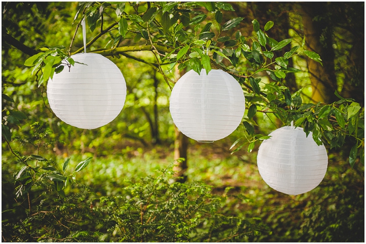 Бумажные фонарики на свадьбу