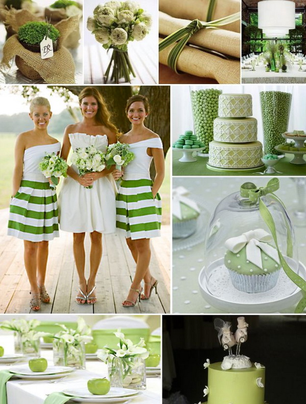 свадьба в фисташковом зеленом цвете